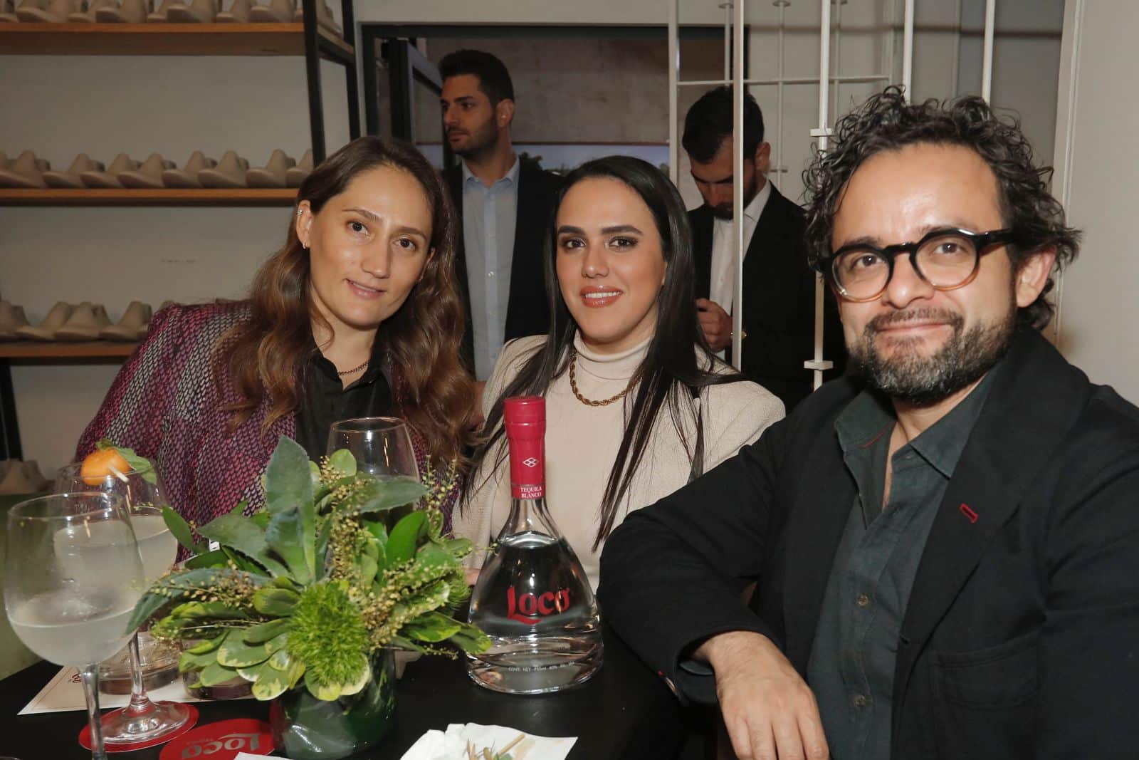 Ángeles Rodríguez, Cynthia Saide y Noé Santillan