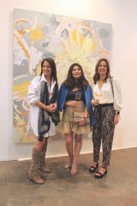 Ana María de Pina, Josefina Astorga y Filippa Barros
