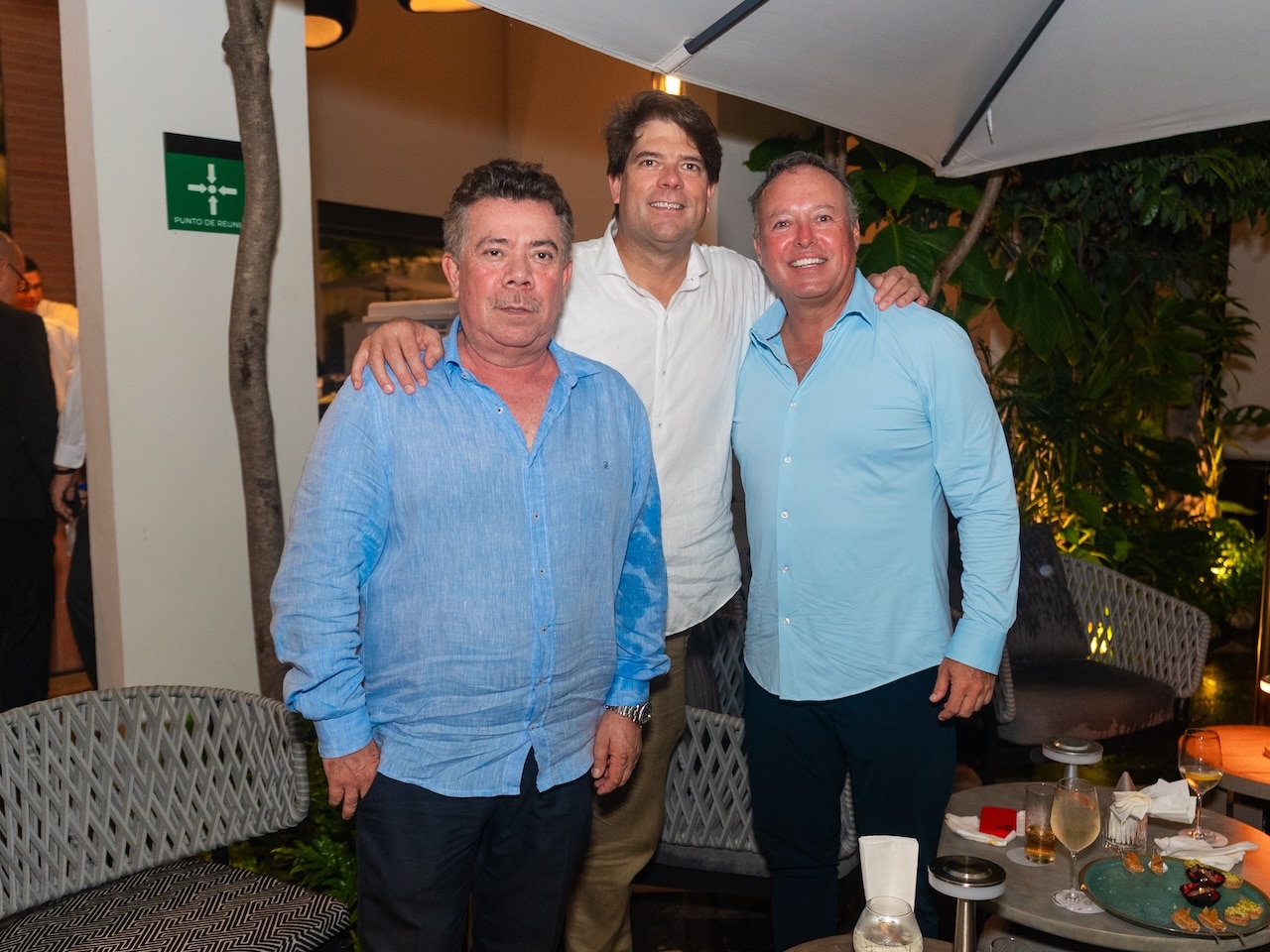 Roberto Tussi, José Luis Mogollón y Enrique Gándara